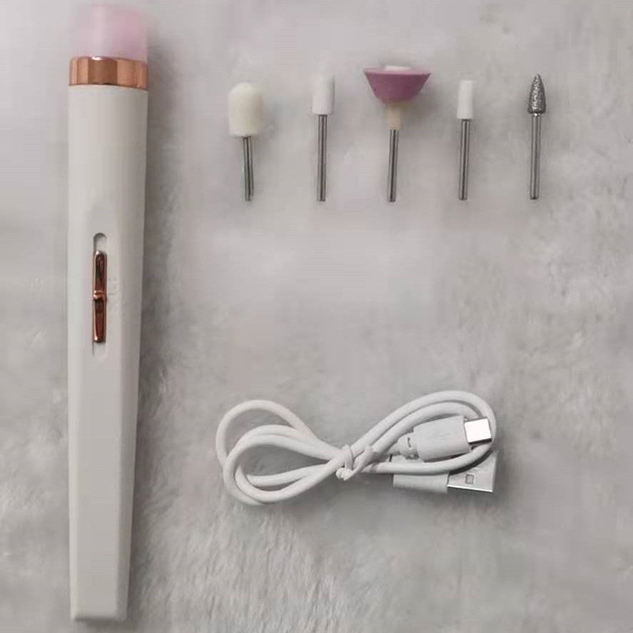 Elektrische Nagelfräser,Elektrische nagelfeile Maniküreset,Tragbare Elektrische Nagelbohrer,USB Nagelknipser Set,Elektrisches Pediküreset
