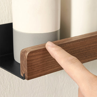 Wandregal Braun Rustikal Eiche, Spanplatte aus Holz, Hängereral WM055-ER, Regal Wand, Bücherregal Bilderregal Fotoregal Küchenregal Hängend Wandboard Regalbrett Schweberegal