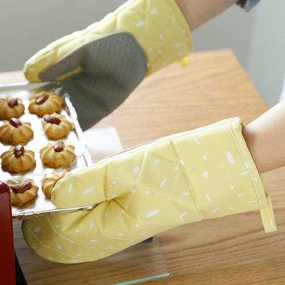 Home fabric microwave oven gloves