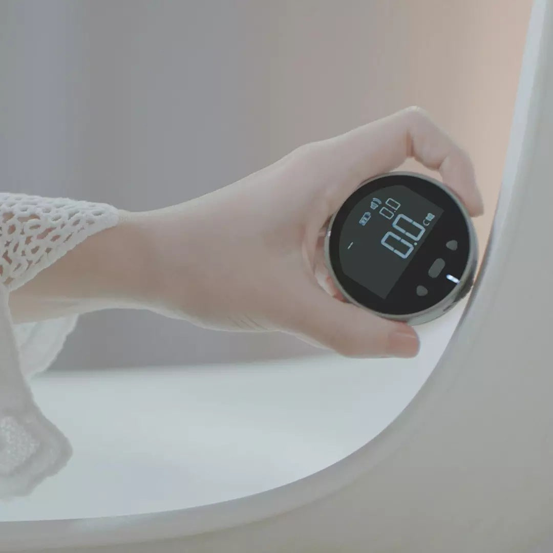 Digitales Mini Lineal Massband mit LCD Display und Speicherfunktion