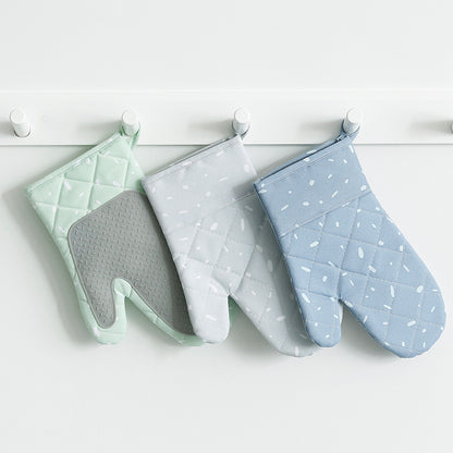 Home fabric microwave oven gloves