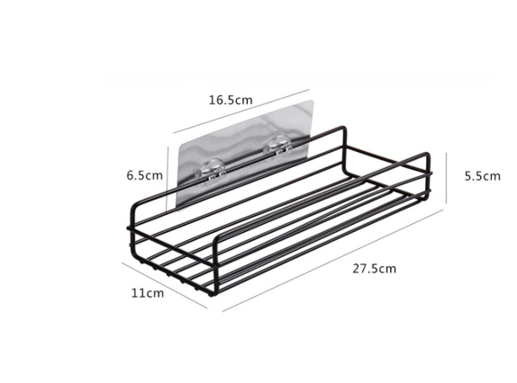 Badezimmer Regal,Duschablage  Punch-freie Ecke Lagerregal Dusche Korb Badzubehör Wandmontage Küchenorganisator Shampoo Holder mit Saugnapf