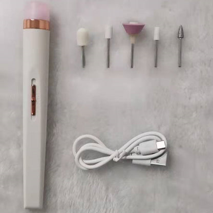 Elektrische Nagelfräser,Elektrische nagelfeile Maniküreset,Tragbare Elektrische Nagelbohrer,USB Nagelknipser Set,Elektrisches Pediküreset