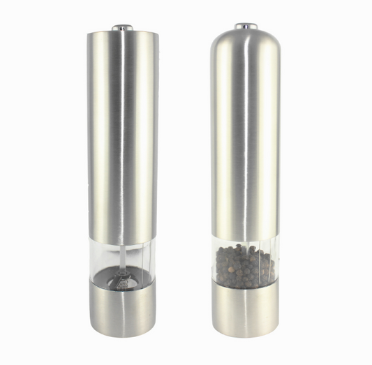 Salz Pfeffer Mühle Manuell groß (28,8cm) mit einstellbarem Keramik-Mahlwerk von grob bis fein I Design Gewürzmühle