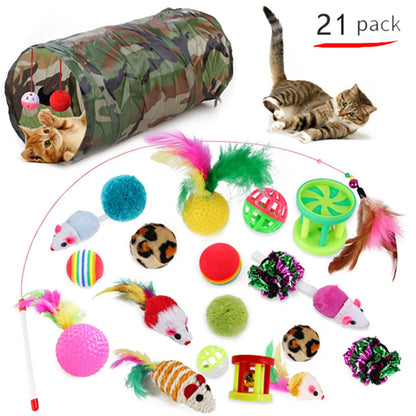 Katzenspielzeug Set