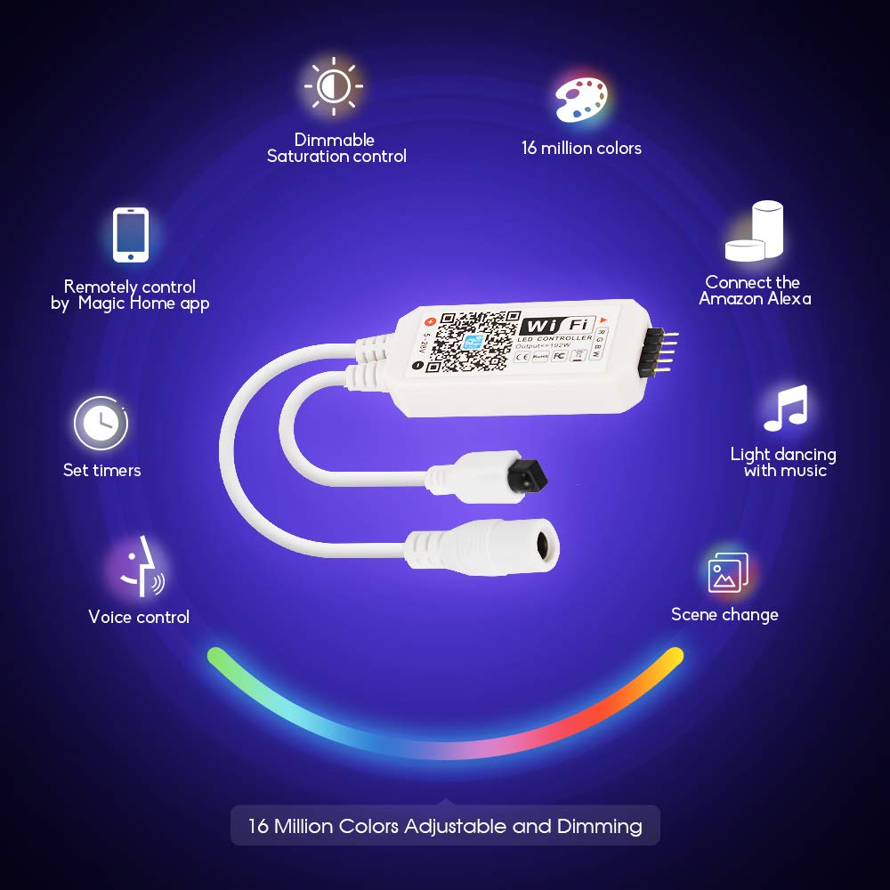 Led Streifen mit Fernbedienung und App