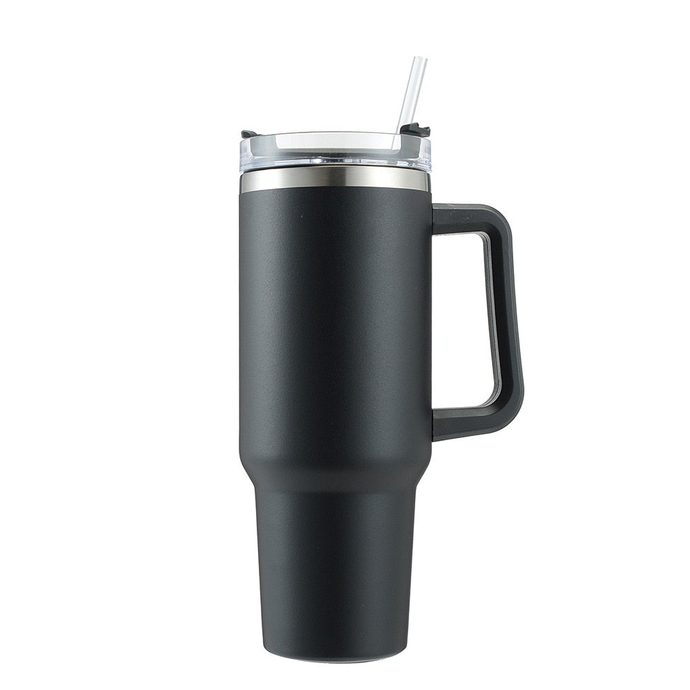 Doppelwandiger Edelstahl Vakuum Isolierbecher, Doppelwandig Isolierter Autobecher Reiseflasche, Becher Tumbler Trinkbecher Kaffeebecher Reisebecher Thermobecher für Auto Büro