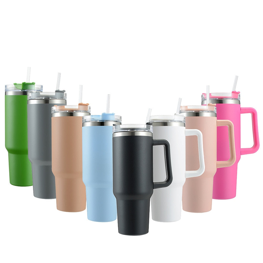 Doppelwandiger Edelstahl Vakuum Isolierbecher, Doppelwandig Isolierter Autobecher Reiseflasche, Becher Tumbler Trinkbecher Kaffeebecher Reisebecher Thermobecher für Auto Büro