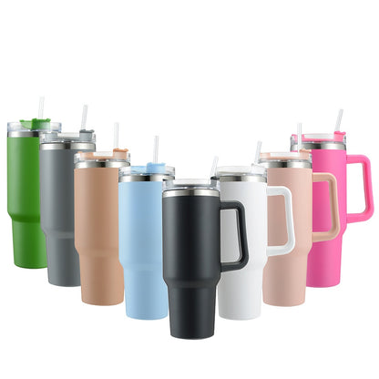 Doppelwandiger Edelstahl Vakuum Isolierbecher, Doppelwandig Isolierter Autobecher Reiseflasche, Becher Tumbler Trinkbecher Kaffeebecher Reisebecher Thermobecher für Auto Büro