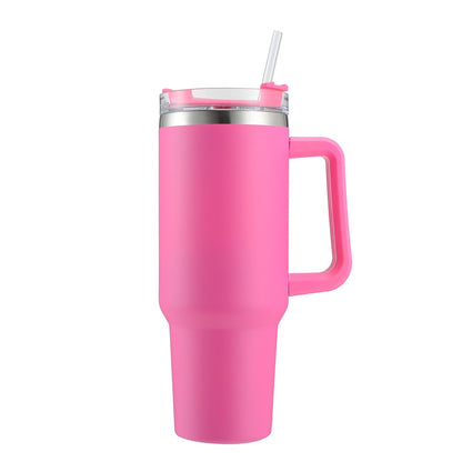 Doppelwandiger Edelstahl Vakuum Isolierbecher, Doppelwandig Isolierter Autobecher Reiseflasche, Becher Tumbler Trinkbecher Kaffeebecher Reisebecher Thermobecher für Auto Büro