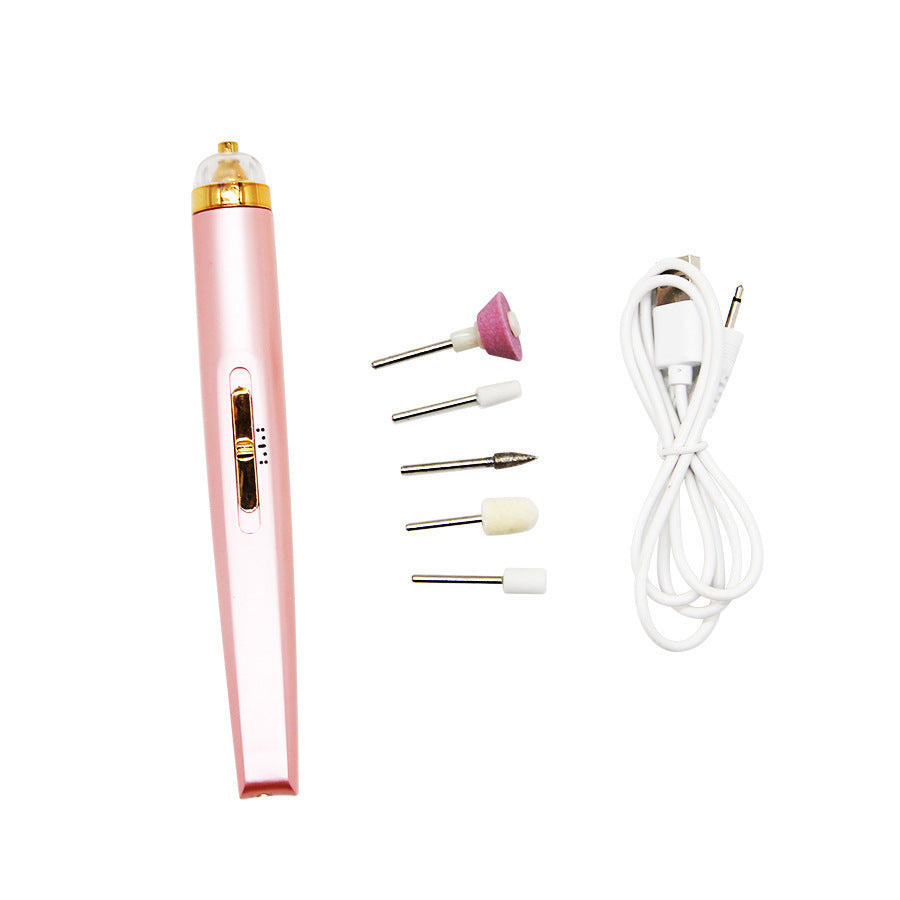 Elektrische Nagelfräser,Elektrische nagelfeile Maniküreset,Tragbare Elektrische Nagelbohrer,USB Nagelknipser Set,Elektrisches Pediküreset