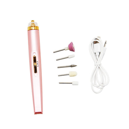 Elektrische Nagelfräser,Elektrische nagelfeile Maniküreset,Tragbare Elektrische Nagelbohrer,USB Nagelknipser Set,Elektrisches Pediküreset