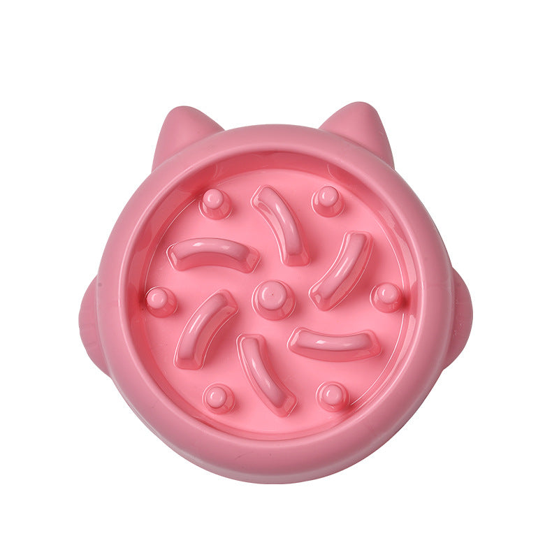 Dog Slow Food Bowl Pet PP Material Minimalist