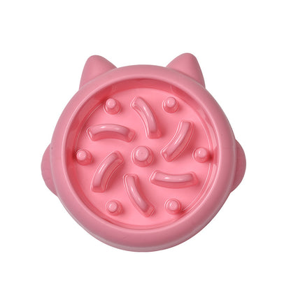 Dog Slow Food Bowl Pet PP Material Minimalist