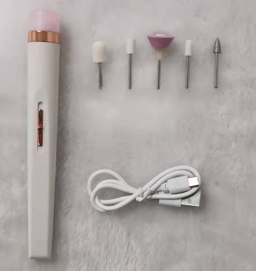 Elektrische Nagelfräser,Elektrische nagelfeile Maniküreset,Tragbare Elektrische Nagelbohrer,USB Nagelknipser Set,Elektrisches Pediküreset