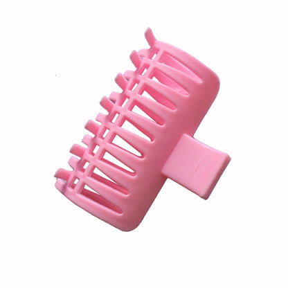 Kunststoff-Haarrollen Hitzebeständiger magischer Lockenwickler Lockenwickler Pony Selbstklebendes Haarvolumen Großer Griff Manuelles Haarstyling-Werkzeugset(Set mit Tasche)